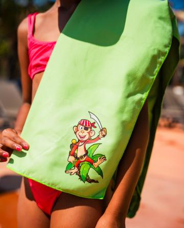 serviette-piratland-verte