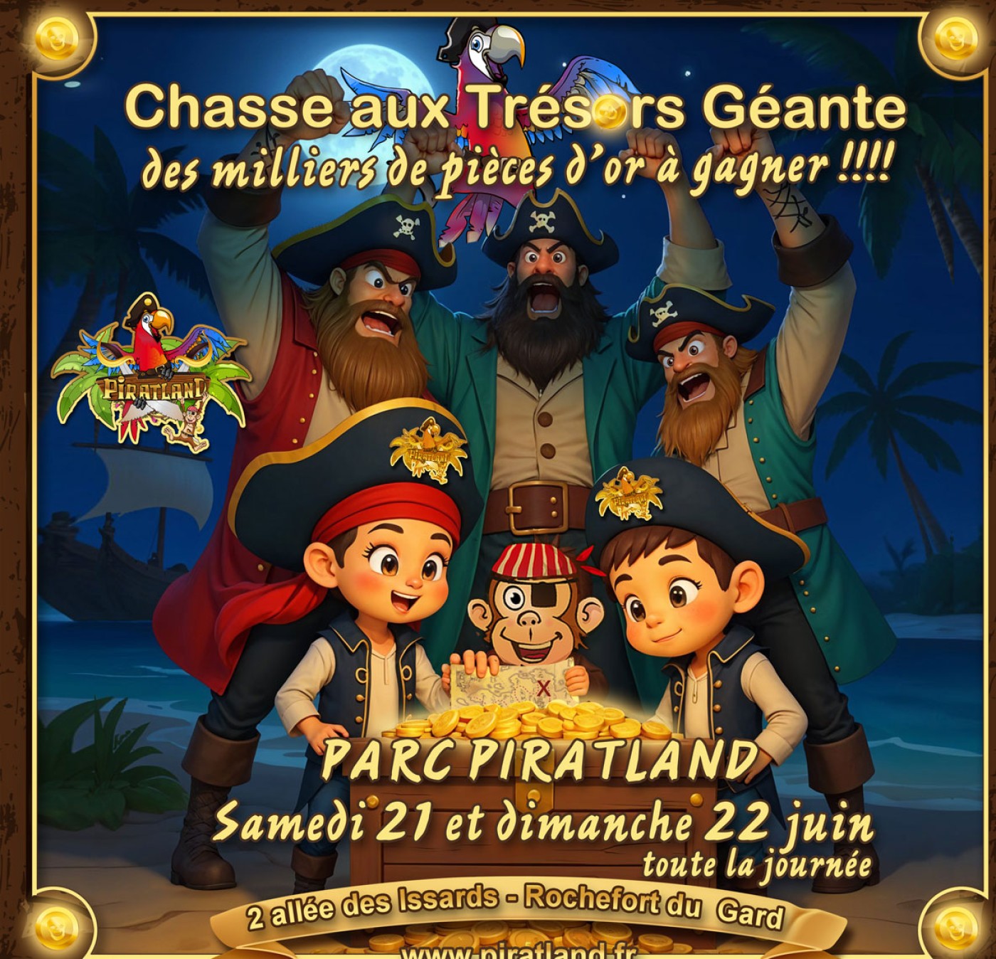 grande-chasse-au-treacute;sor-agrave;-piratland