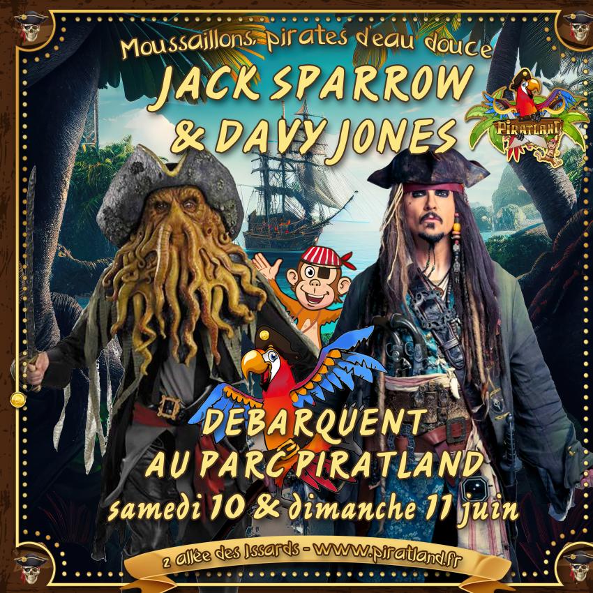 jack-sparrow-et-davy-jones-de-passage-agrave;-piratland 0